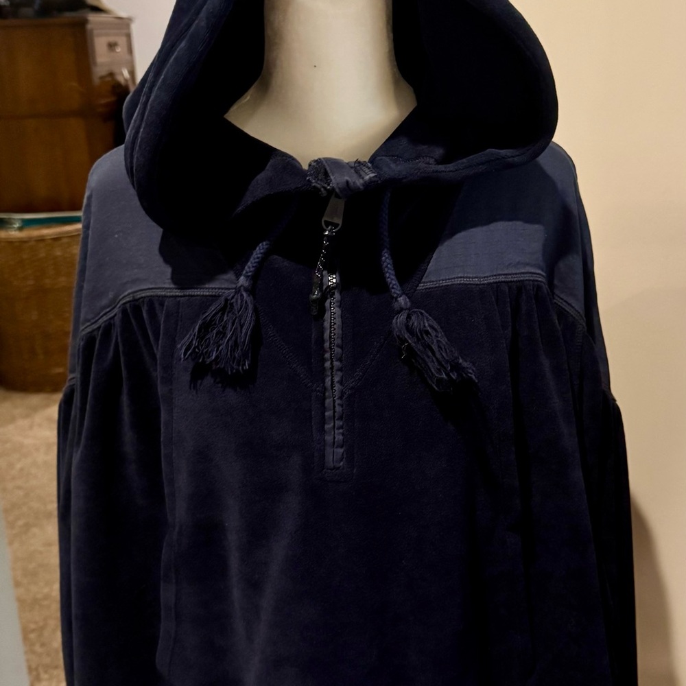 FP Movement by Free People Navy Hooded Sweatshirt